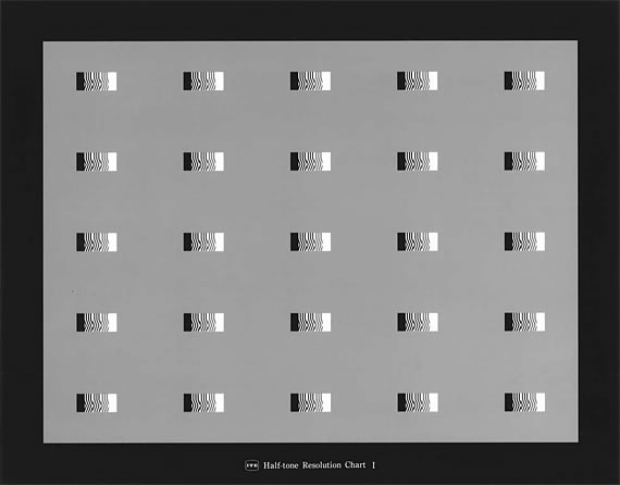 半色調分辨率測試卡I型