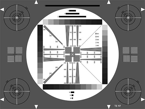 高分辨率測試卡YE097